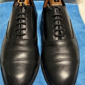 Allen Edmonds Black Leather Oxfords 8E Wide